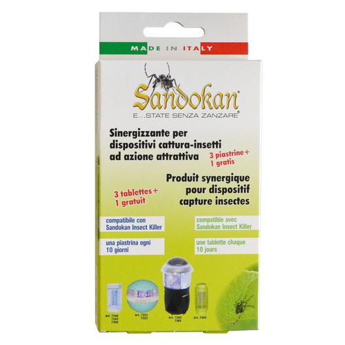 Tablettes pour dispositifs anti-insectes anti-moustiques Killer Mosquito Sandokan