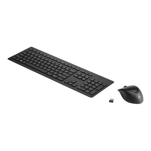 HP Wireless Rechargeable 950MK - Ensemble clavier et souris - sans fil - 2.4 GHz - Français - pour Elite Mobile Thin Client mt645 G7; EliteBook 830 G6; Pro Mobile Thin Client mt440 G3