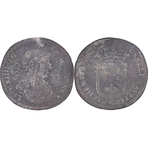 Jeton Royal De Nuremberg - Louis Xiv - 1658-1711 - Cornelius Lauffers - Corneli 9 Lavffers Rech Pfennig - Lvd Xiiii D G Fr Et Nav Rex - A017