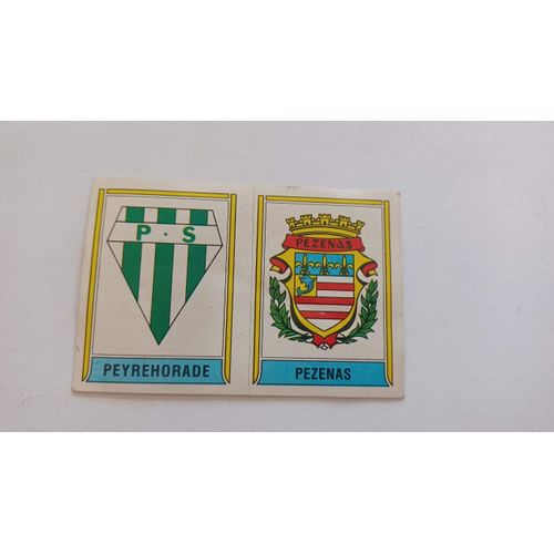 Panini Rugby 1983 83 Peyrehorade Pezenas Vignette 197 A-B