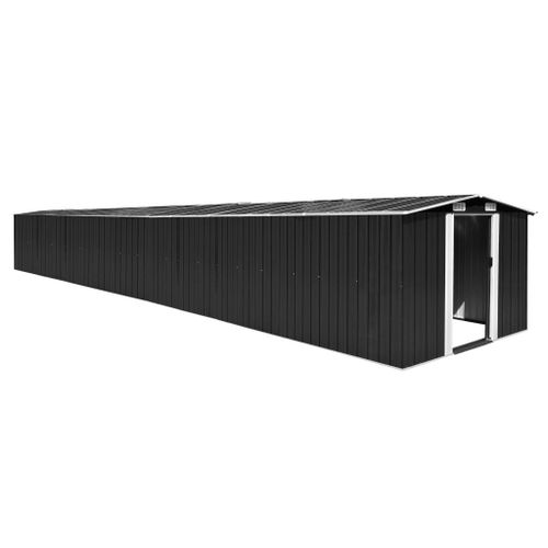 Vidaxl Abri De Jardin Anthracite 257x990x181 Cm Acier Galvanisé