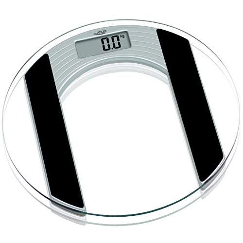 Balance Numérique Pour Salle De Bain,Design Rond,Écran Lcd,150kg,Haute Précision Adler Ad8122