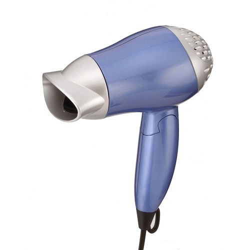 Sèche-Cheveux De Voyage, 2 Réglages De Vitesse, Pliable, 1200w, Bleu, Mpm, Ss-1205