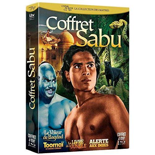 Coffret Sabu : Le Voleur De Bagdad + Toomaï, Le Grand Cornac + Le Livre De La Jungle + Alerte Aux Indes - Combo Blu-Ray + Dvd