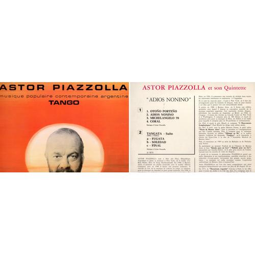 Astor Piazzolla, 33 Tours Lp Vinyl "Adios Nonino"