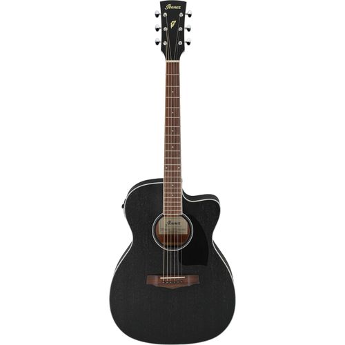 Ibanez Pc14mhce Weathered Black Guitare Folk ?Lectro-Acoustique
