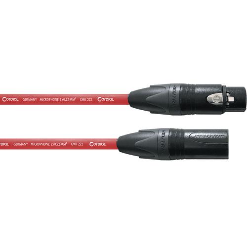 Cordial Cpm5fm-Rd Peak C?Ble Xlr M?Le - Xlr Femelle 5 M Rouge