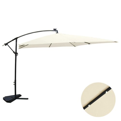 Solenzara Bulle ?Cru : Parasol Led D?Port? 3x3m