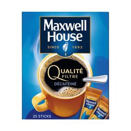 Café décaféiné Maxwell House - 25 Sticks