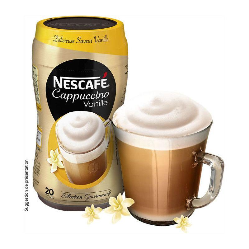 LOT DE 4 - NESCAFE Préparation pour Cappuccino Vanille 310 g