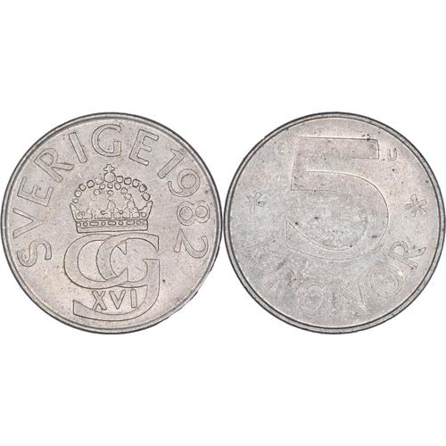 Suède - 1982 - 5 Kronor - A027