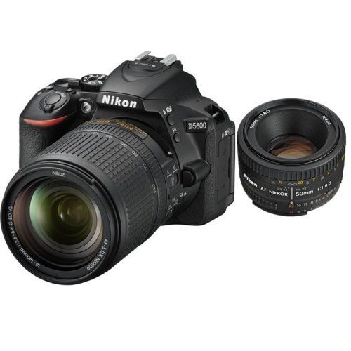 KIT NIKON D5600 AF-S 18-140mm F3.5-5.6G ED VR DX + AF 50MM F1.8D