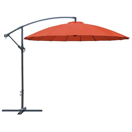 Parasol Déporté En Aluminium Et Fibre De Verre 3m Pagode