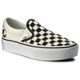 Baskets Vans Classic Slip-On P Vn00018ebww - Blanc, Noir - 35