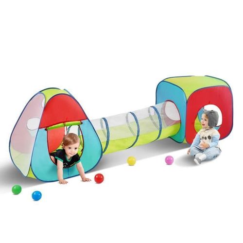 Tunnel D'escalade - Vevor - 680x680x730mm Tente Tunnel De Jeu Pour Enfants Cadeau Pour Tout-Petits Garçons Filles,Multicolore