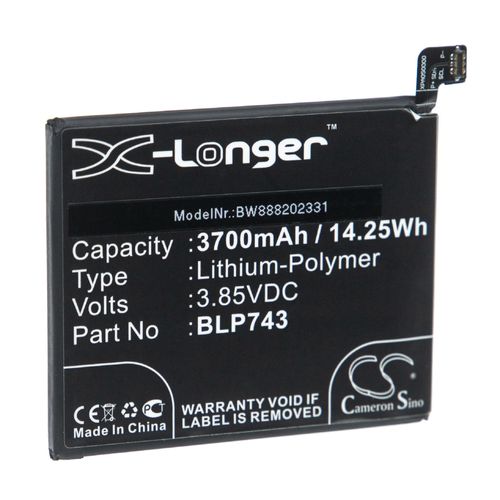 Vhbw Batterie Compatible Avec Oneplus 7t, Hd1901, Hd1903, Hd1905 Smartphone (3700mah, 3,85v, Li-Polymère)