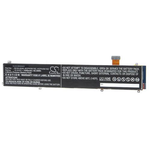 vhbw Batterie compatible avec Razer Blade 15 Advanced Model, 15 GTX 1060, 15 GTX 1070 ordinateur portable Notebook (5200mAh, 15,4V, Li-polymère)