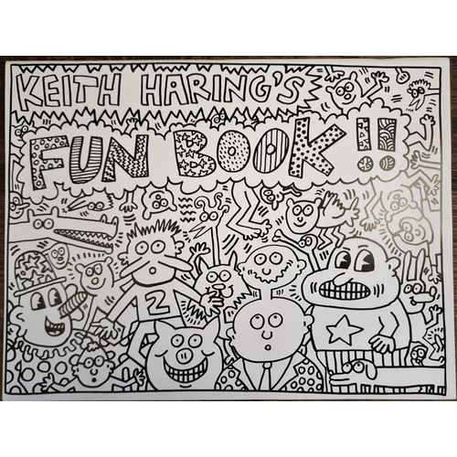 Keith Haring - Fun Book - Capc Bordeaux 1985 - Édition Limitée De Décembre 1992