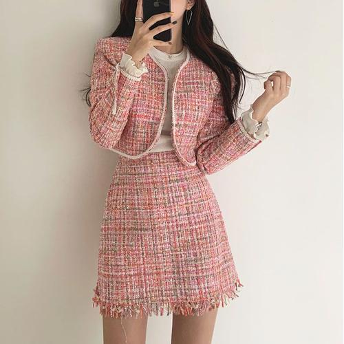 Ensemble discount tweed femme