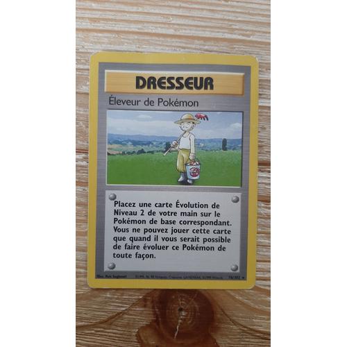 Carte Dresseur "Éleveur De Pokémon" 76/102 Fr.