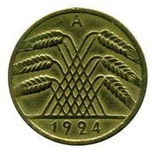 Pièce 10 Rentenpfennig Allemagne - 1924 A