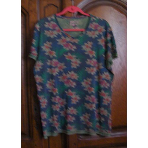 Tee-Shirt Fleuri Devred - Taille L
