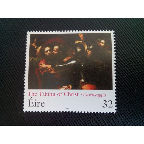 Timbre Irlande Mi 852 La Prise Du Christ - Caravage 1994 ( 0010505 )