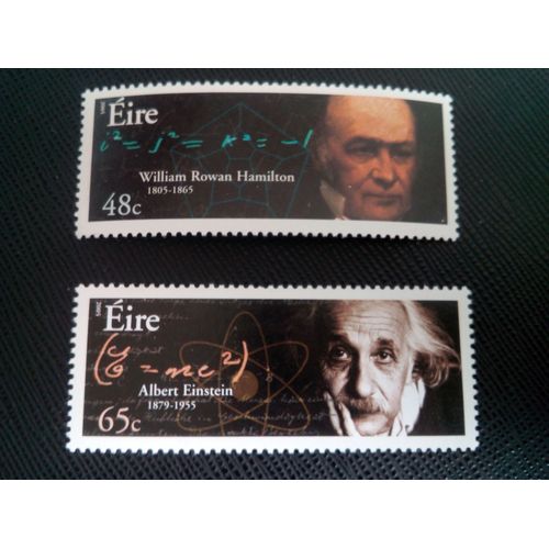 Timbre Irlande Yt 1640 - 1642 Année Mondiale De La Physique De L'unesco 2005 ( 0010505 )
