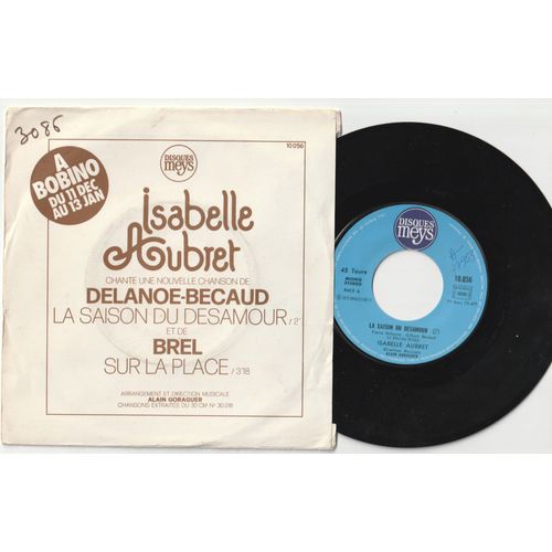 Chante Gilbert Becaud - Jacques Brel Sur La Place / La Saison Du Desamour