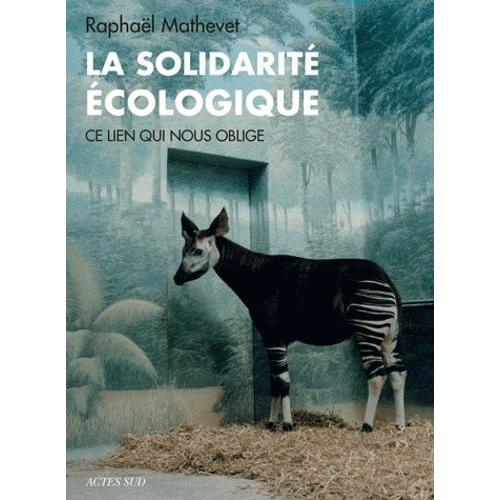 La Solidarité Écologie - Ce Lien Qui Nous Oblige