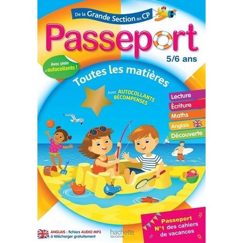 Passeport De La Grande Section Au Cp 5-6 Ans - Cahier De Vacances 2019