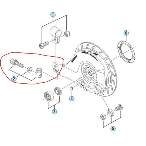 Serre Cable Fein Nexus Shimano Arriere Br-Im45-R Y8jk98050