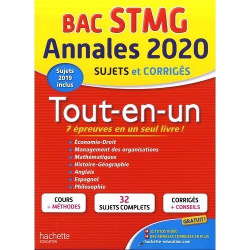 Annales Tout-En-Un Bac Stmg - Sujets Et Corrigés