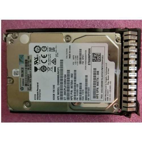 HPE Disque dur interne 900GB SAS 12G 15K SFF SC HDD, 870759B21