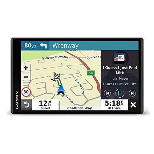 Garmin GPS DriveSmart 65 navigateur 17,6 cm (6.95") Écran Tactile TFT Fixé Noir 240 g Navigateurs (Multicolore, Toute l europe, 17,6 cm