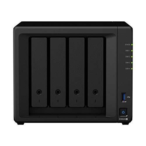 Synology Bundle Serveur NAS DS920+ 4 Baies 16 to avec 4 disques durs 4 to