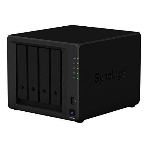 Synology Serveur NAS DS920+ 16To NAS 4 Baies avec 4 x Disques Durs Seagate IronWolf de 4To Noir