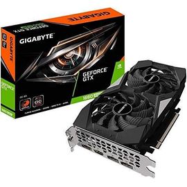 GIGABYTE Carte graphique GvN166SOC6GD Carte Graphique GeForce GTX 1660 Super OC 6G, 2 Ventilateurs Windforce, 6 Go 192 Bits GDDR6, Carte vidéo