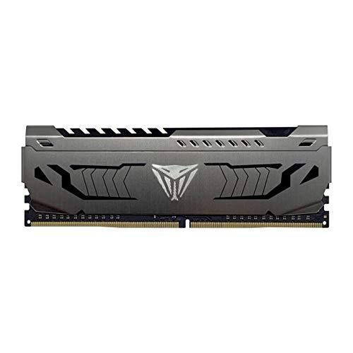 Patriot Memory Mémoire RAM Haute Performance Viper Steel RAM DDR4 3200 MHz 32Go (1x32Go) C16 Gris pour PC de Gamer Patriot Memory