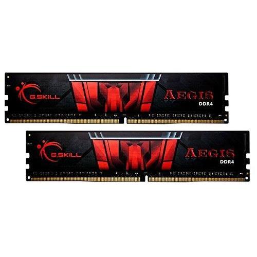 G.Skill Mémoire RAM Mémoire PC Aegis 16 Go (2 x 8 Go) DDR4 3000 MHz CL16 Kit Dual Channel 2 barrettes de RAM DDR4 PC424000 F43000C16D16GISB