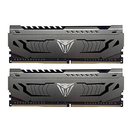 Patriot Memory Mémoire RAM Memory Kit de Mémoire Haute Performance Viper Steel DDR4 3600 MHz 32Go (2x16Go) C18 Gris