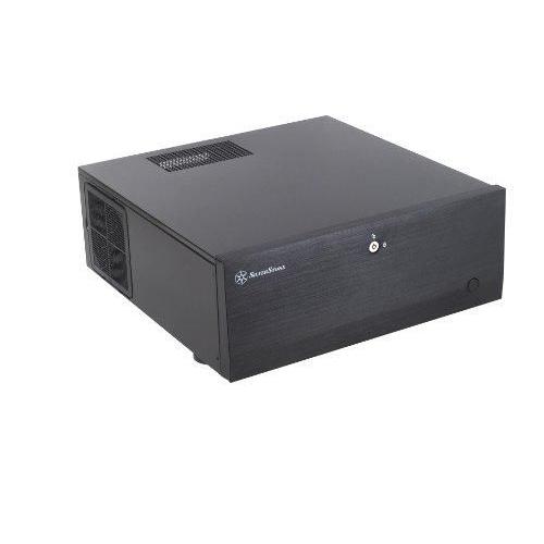 SilverStone Technology Boîtiers PC SSTGD07BC Grandia Boîtier PC HTPC ATX, Haute Performance du Flux d air Silencieux, connecteur USB Type C sur Le Port d E/S,