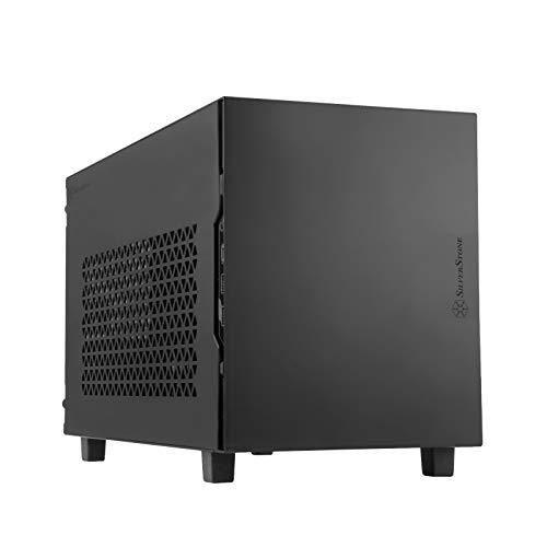 SilverStone Technology Carte mère SUGO 15, Aoir, MiniITX, Aluminium, Prise en Charge des Cartes Graphiques Grande Longueur de 3 emplacements/ATX PSU/240 mm AIO,