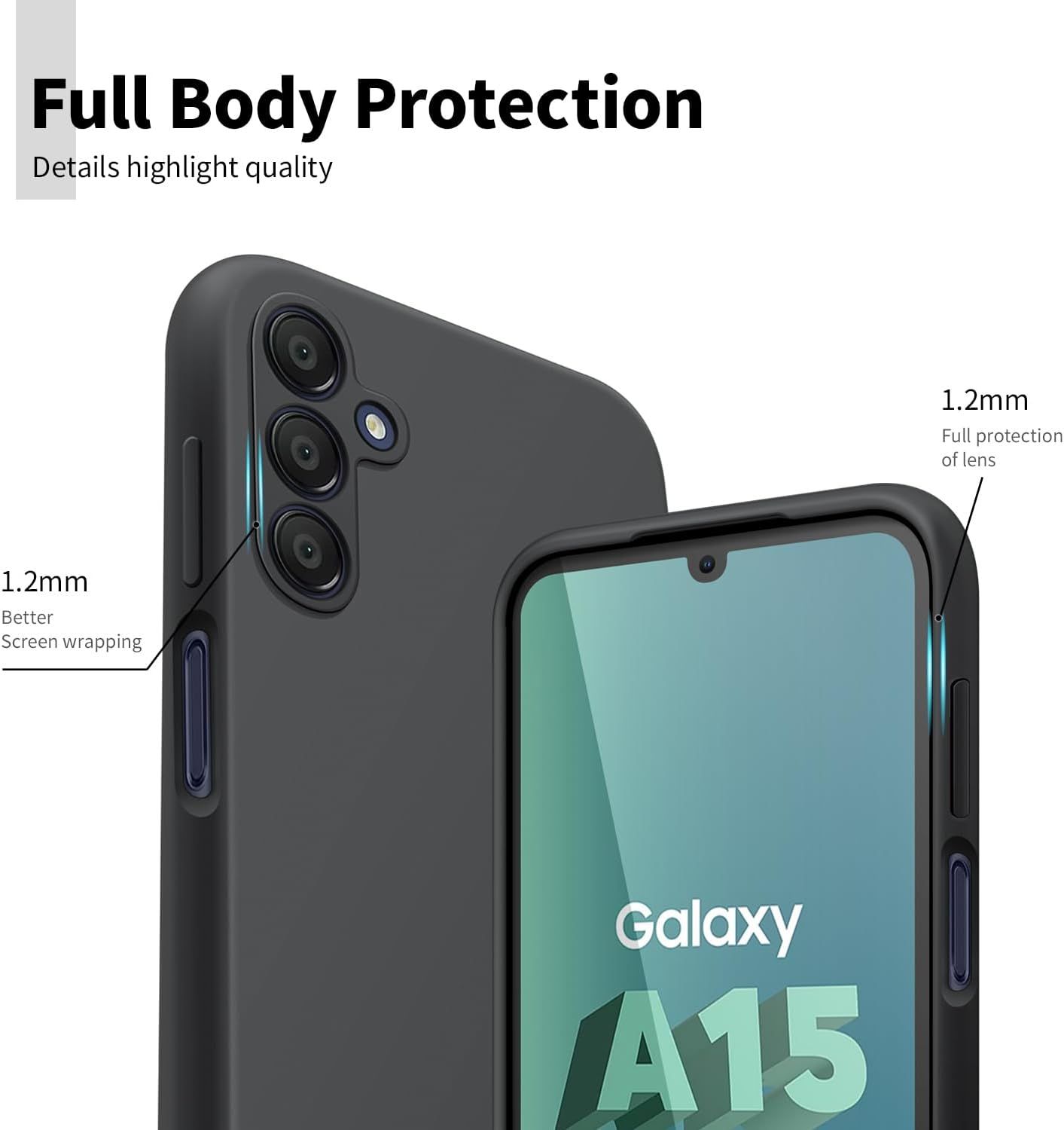 Coque Pour Samsung Galaxy A15, Coque Samsung A15 5g, Housse ... - 5