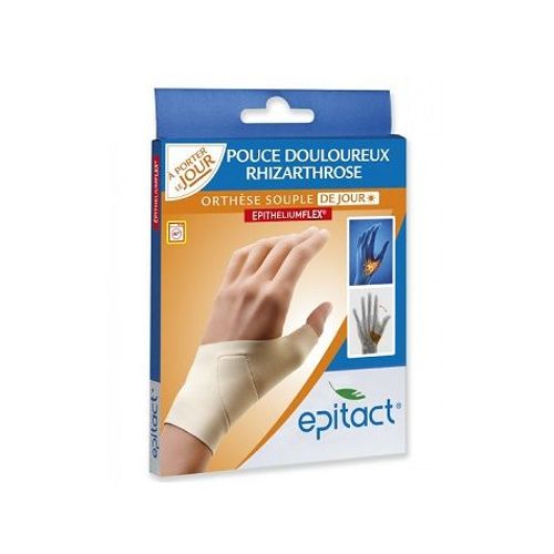 Orthèse Souple De Jour Pouce Douloureux, Rhizarthrose  Epitact - Main Droite Taille S 
