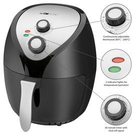 Friteuse sans huile 3.6L 1400W Clatronic FR 3699H Noir