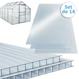 Plaque de polycarbonate creux 10,25 m² Plaques à double paroi 4mm