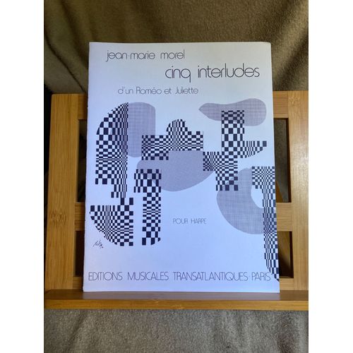 J.-M. Morel Cinq Interludes Roméo Et Juliette Partition Harpe Transatlantiques