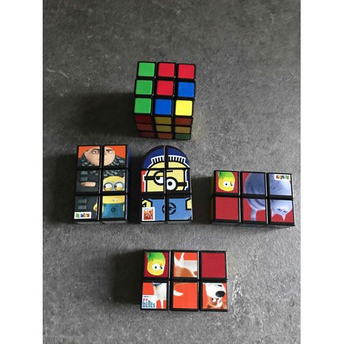 Lot De 4 Rubiks Mac Donald+ 1 Rubiks Cube