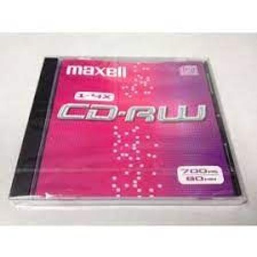 5 CD RW maxell 700 mb 80 min